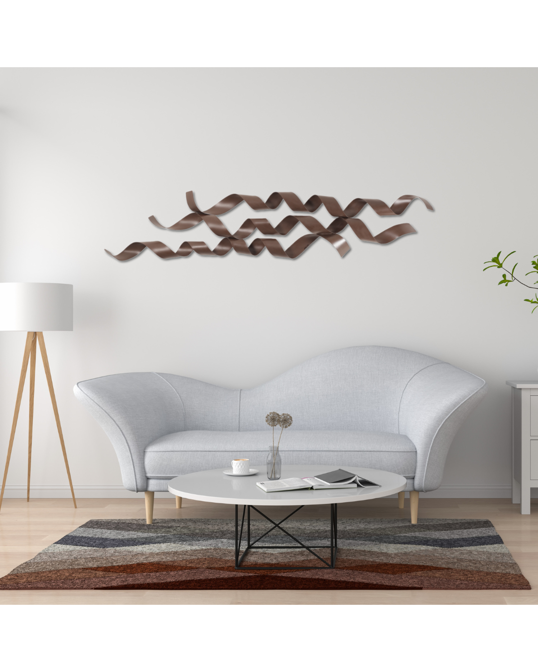 Escultura de Parede – Aço Pintado